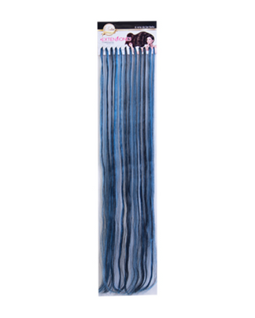 BELLET C/12 EXTENSIONES TONO AZUL