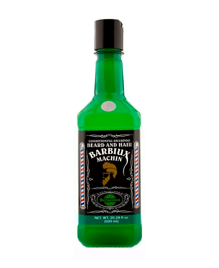 BARBIUX SHAMPOO BARBA Y CABELLO CON BERGAMOTA 600 ML.