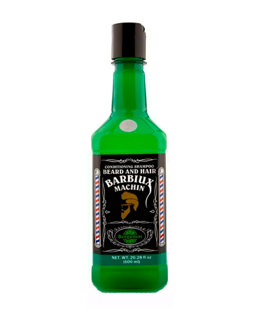 BARBIUX SHAMPOO BARBA Y CABELLO CON BERGAMOTA 600 ML.