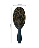 MAXCARE CEPILLO PALETA NEGRO CON AGUJA ALFILER DORADA 8778