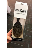 MAXCARE CEPILLO PALETA NEGRO CON AGUJA ALFILER DORADA 8778