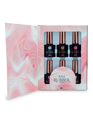 STUDIO NAILS COLECCION RUBBER 6 TONOS COVER
