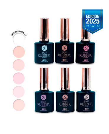 STUDIO NAILS COLECCION RUBBER 6 TONOS COVER