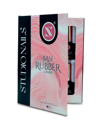 STUDIO NAILS COLECCION RUBBER 6 TONOS COVER