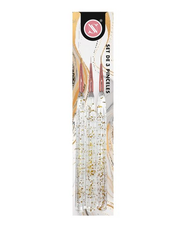 STUDIO NAILS PINCELES LINERS 7-9 MM Y 11 MM.