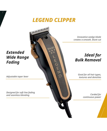 WAHL BARBER COMBO MAQUINAS LEGEND Y HERO MOD. 8180