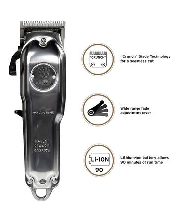WAHL MAQUINA MAGIC CLIP CORDLESS EDICION ESPECIAL METAL  MOD.8509 - El Palacio De La Belleza