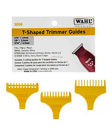 WAHL T-SHAPED TRIMMER GUIDES SET 3 AUMENTOS 3059