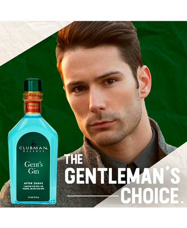 CLUBMAN AFTER SHAVE GENTS GIN 177 ML.