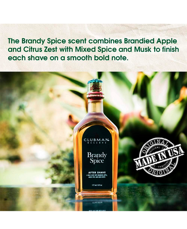CLUBMAN AFTER SHAVE BRANDY SPICE 177 ML. 01104