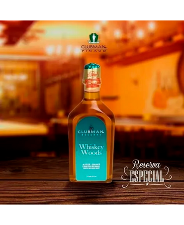CLUBMAN AFTER SHAVE WHISKEY WOODS 177 ML. 01107