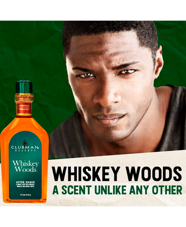 CLUBMAN AFTER SHAVE WHISKEY WOODS 177 ML. 01107