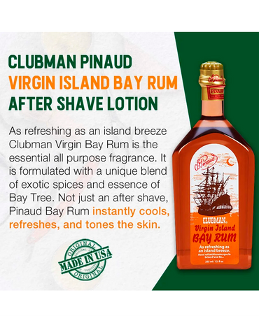 CLUBMAN VIRGIN ISLAND BAY RUM 355 ML.