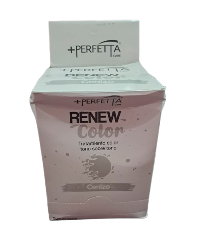 +PERFETTA RENEW COLOR TRAT. CAJA 12X50 ML. CENIZO
