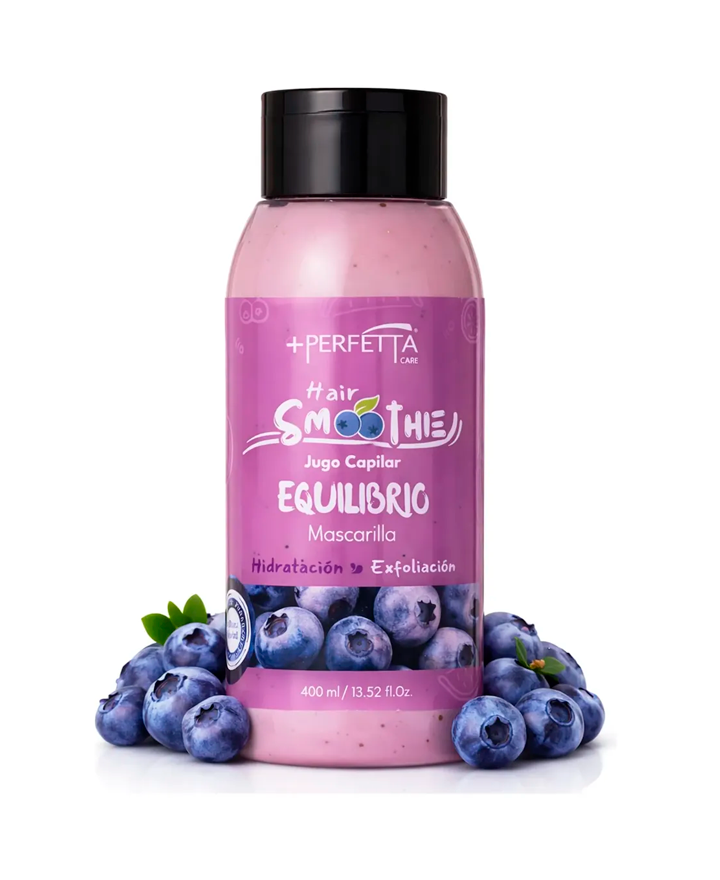 +PERFETTA HAIR SMOOTHIE EQUILIBRIO MASCARILLA 400 ML. MORA