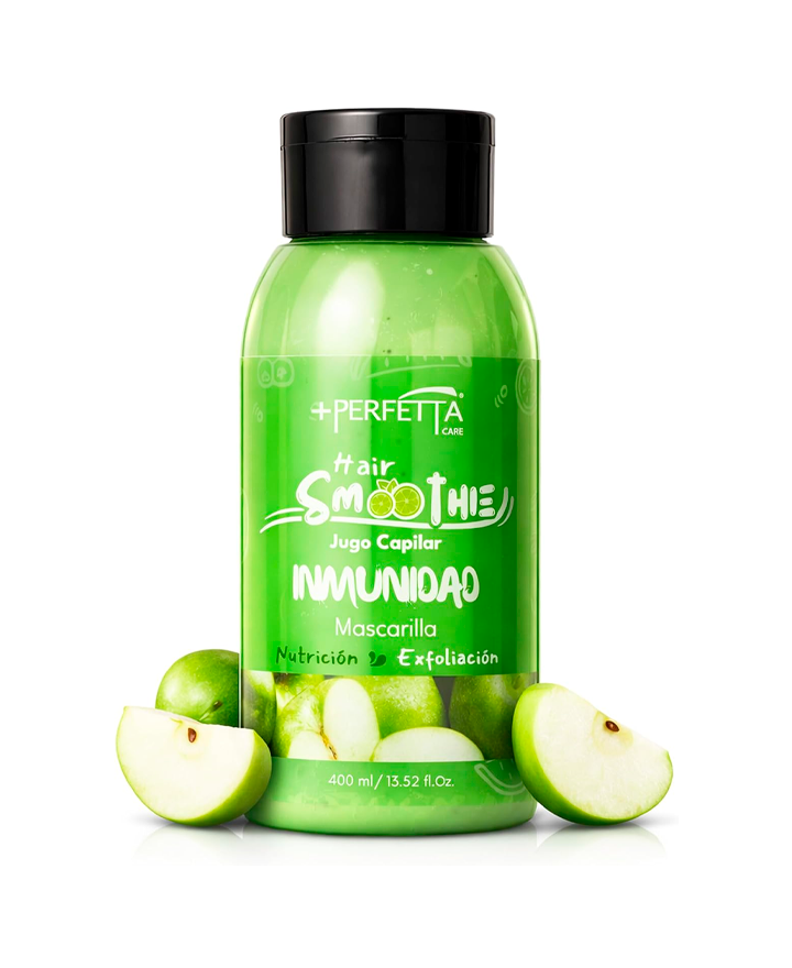 +PERFETTA HAIR SMOOTHIE INMUNIDAD MASCARILLA 400 ML. MANZANA