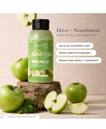 +PERFETTA HAIR SMOOTHIE INMUNIDAD MASCARILLA 400 ML. MANZANA