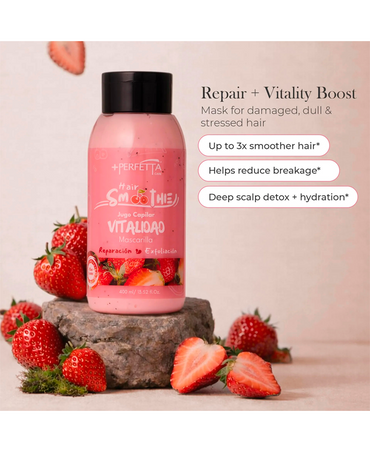 +PERFETTA HAIR SMOOTHIE VITALIDAD MASCARILLA 400 ML. FRESA