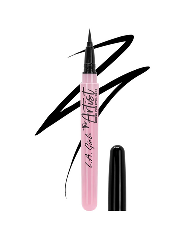 L.A. GIRL THE ARTIST BRUSH PEN EYELINER 1 ML. GLE740 INKY BLACK