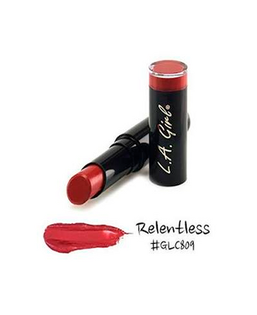 L.A.GIRL GLC809 MATTE FLAT VELVET LIPSTICK RELENTLESS