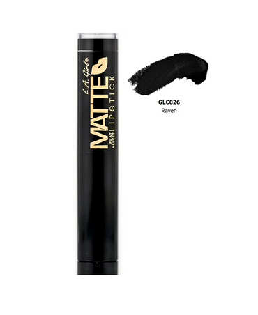 L.A.GIRL GLC826 MATTE FLAT VELVET LIPSTICK RAVEN