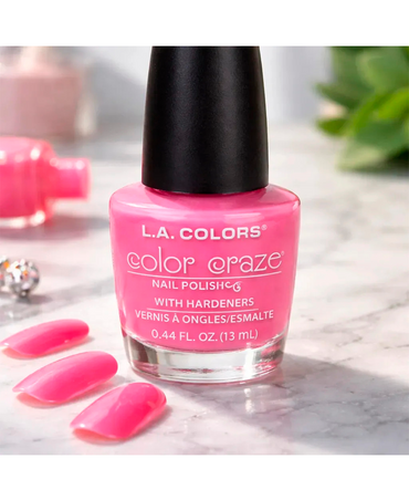 L.A. COLORS ESMALTE COLOR CRAZE CNP628 PUMPIN PINK