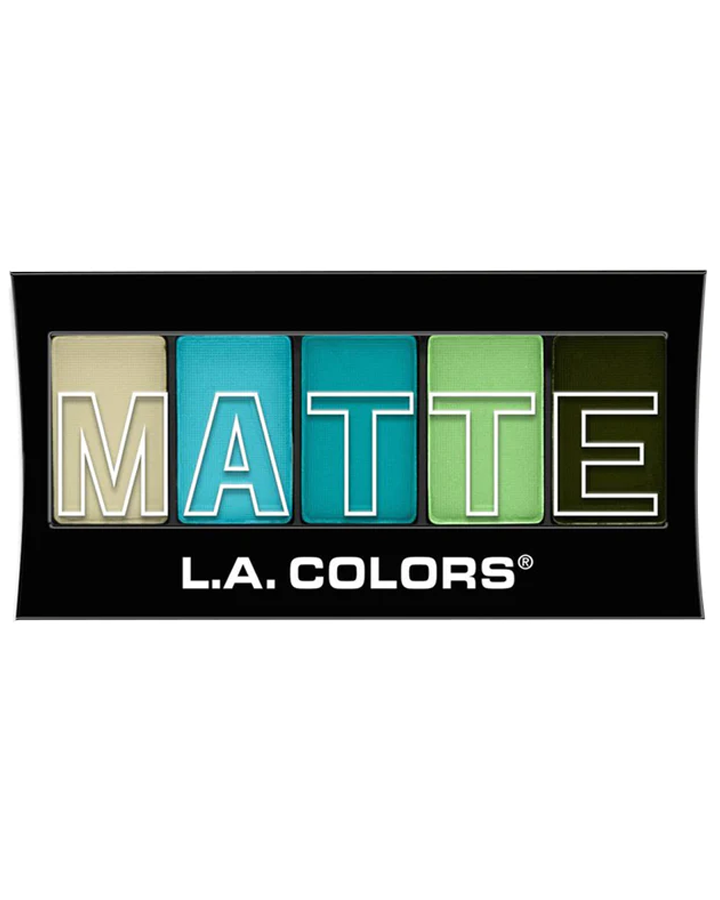 L.A. COLORS 5 SOMBRAS MATTE SOMBRAS TEAL ARGYLE CEM477