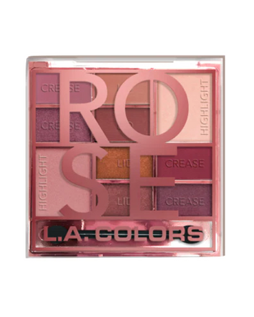 L.A. COLORS SOMBRAS COLOR BLOCK CES136-ROSE