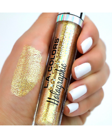 L.A. COLORS HOLOGRAPHIC IRIDESOENT LIPGLOSS CLG422 GOLD RUSH