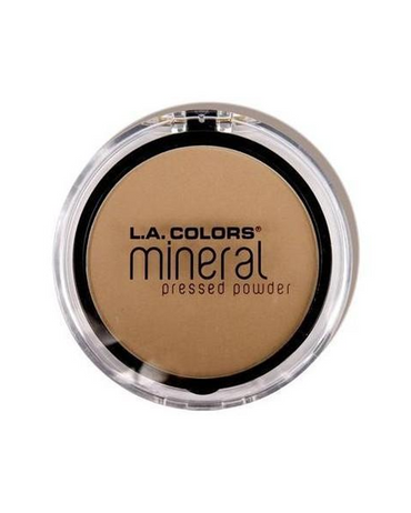 L.A.COLORS MINERAL PRESSED POWDER CMP308 WARM CARAMEL (D)