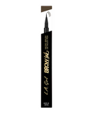 L.A. GIRL BROW INK MICRO BRUSH DETAILER PEN DARK BROWN GBP346