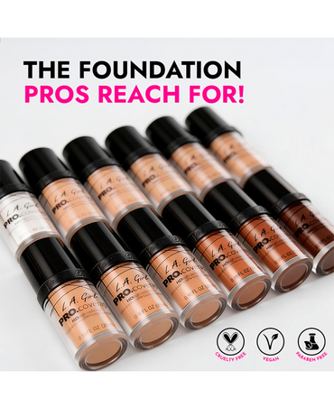 L.A. GIRL PRO COVERAGE MAQUILLAJE LIQUIDO RICH COCOA GLM655