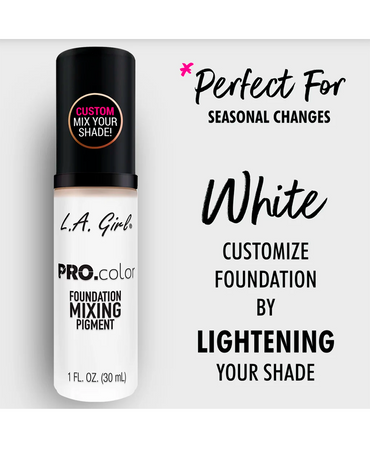 L.A.GIRL PRO.COLOR FOUNDATION MIXING PIGMENT GLM-711 WHITE