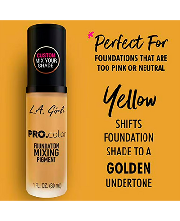 L.A.GIRL PRO.COLOR FOUNDATION MIXING PIGMENT GLM-712 YELLOW