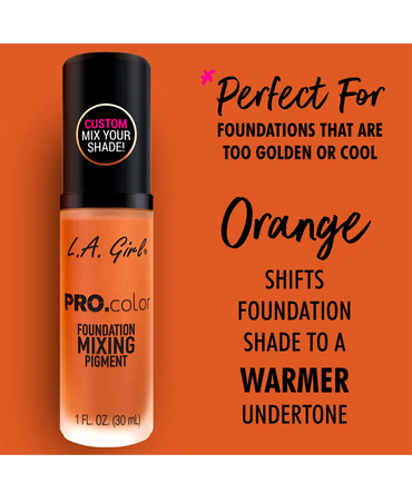 L.A.GIRL PRO.COLOR FOUNDATION MIXING PIGMENT GLM-713 ORANGE