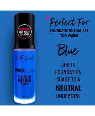 L.A.GIRL PRO.COLOR FOUNDATION MIXING PIGMENT GLM-714 BLUE