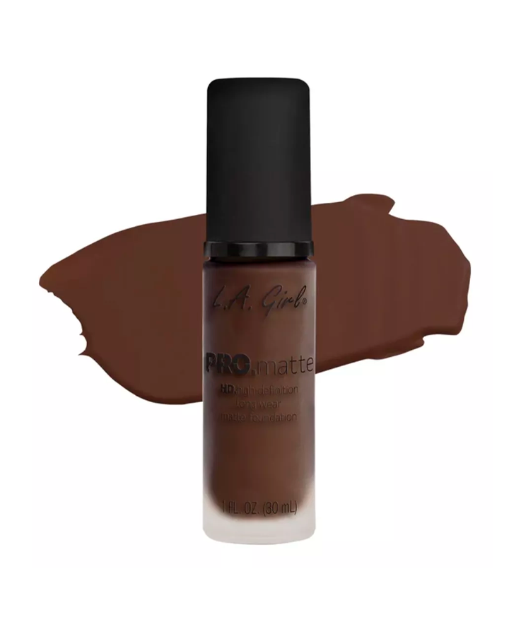 L.A. GIRL PRO MATTE MAQUILLAJE LIQUIDO GLM724 EBONY