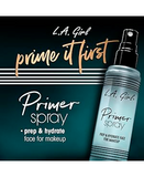 L.A. GIRL PRIMER SPRAY PREP & HYDRATE FACE  FOR MAKE 80 ML. GFS916