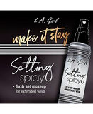 L.A. GIRL SETTING SPRAY FIX & SET MAKEUP FOR EXTENDED 80 ML. GFS917