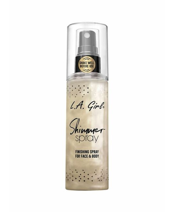 L.A. GIRL SHIMMER SPRAY FINISHING FOR FACE & BODY GOLD 80 ML. GFS918