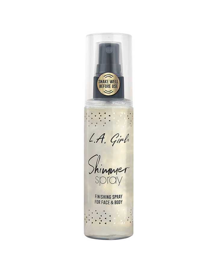 L.A. GIRL SHIMMER SPRAY FINISHING FOR FACE & BODY 80 ML. GFS919