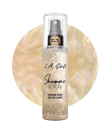 L.A. GIRL SHIMMER SPRAY FINISHING FOR FACE & BODY 80 ML. GFS919