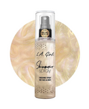 L.A. GIRL SHIMMER SPRAY FINISHING FOR FACE & BODY 80 ML. GFS919