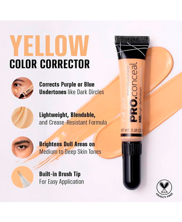 L.A. GIRL PRO CONCEALER YELLOW GC991