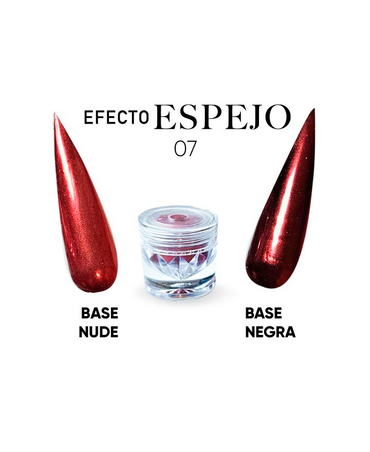 STUDIO NAILS EFECTO GLOW ESPEJO 07