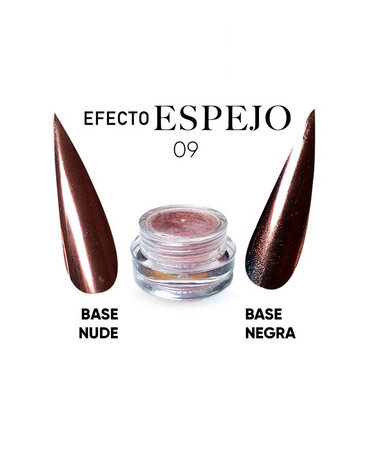 STUDIO NAILS EFECTO GLOW ESPEJO 09