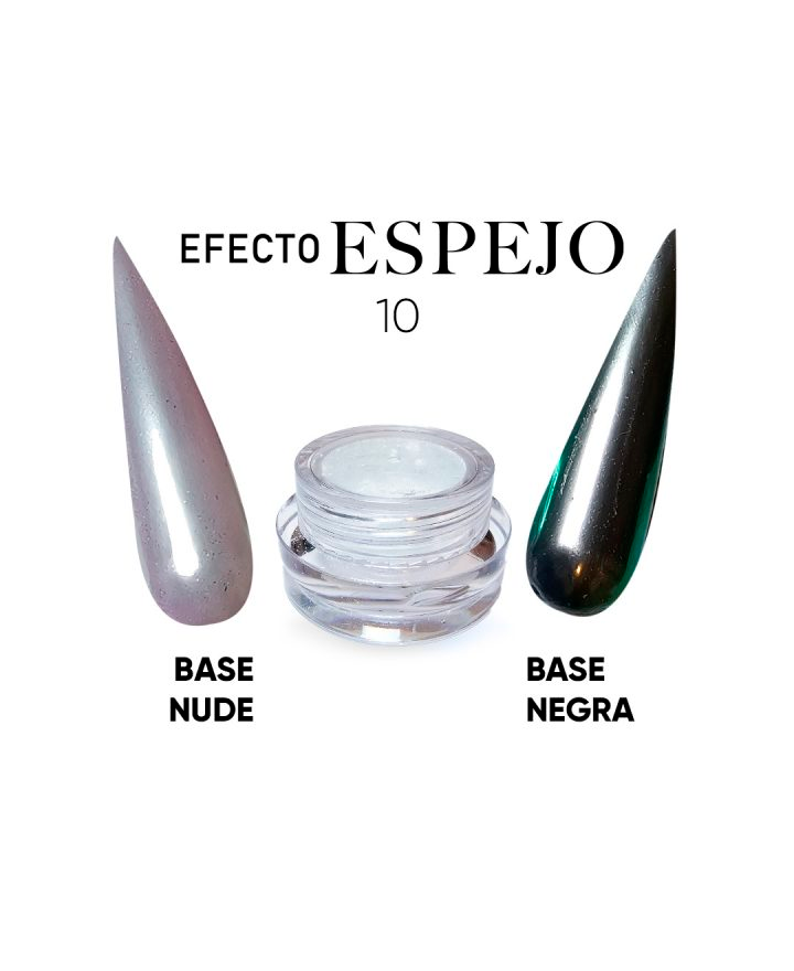 STUDIO NAILS EFECTO GLOW ESPEJO 10