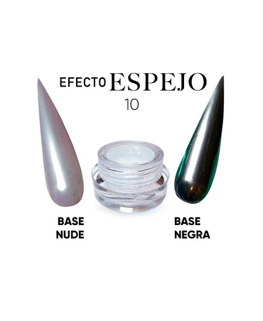 STUDIO NAILS EFECTO GLOW ESPEJO 10