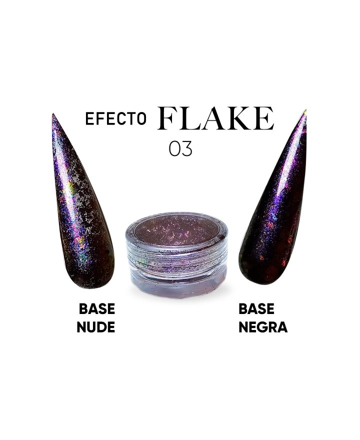 STUDIO NAILS EFECTO GLOW FLAKE 03