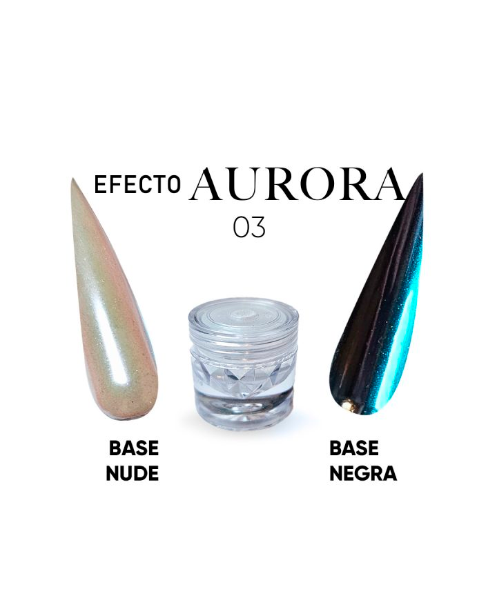 STUDIO NAILS EFECTO GLOW AURORA 03